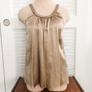 [7 FOR ALL MANKIND] Gold Silk Tank